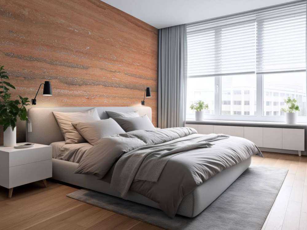 Marble with terracotta colour