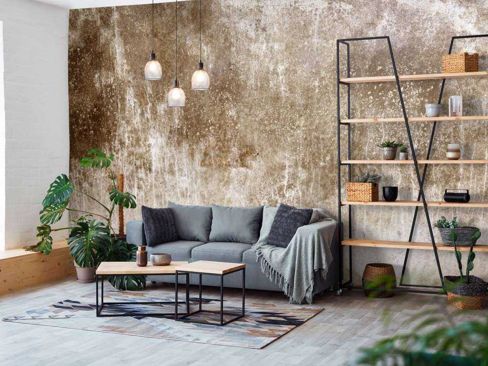 Old weathered brown wall