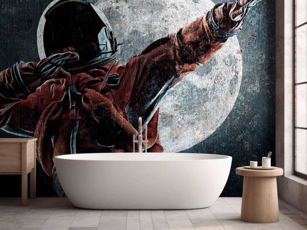 Astronaut doing the dab