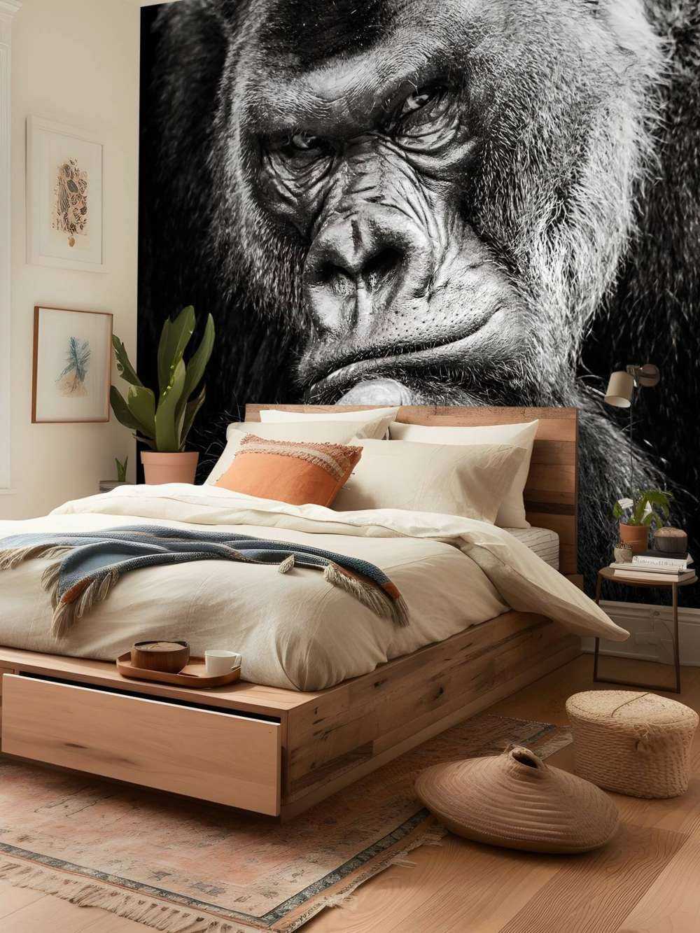 Close-up picture of a gorilla