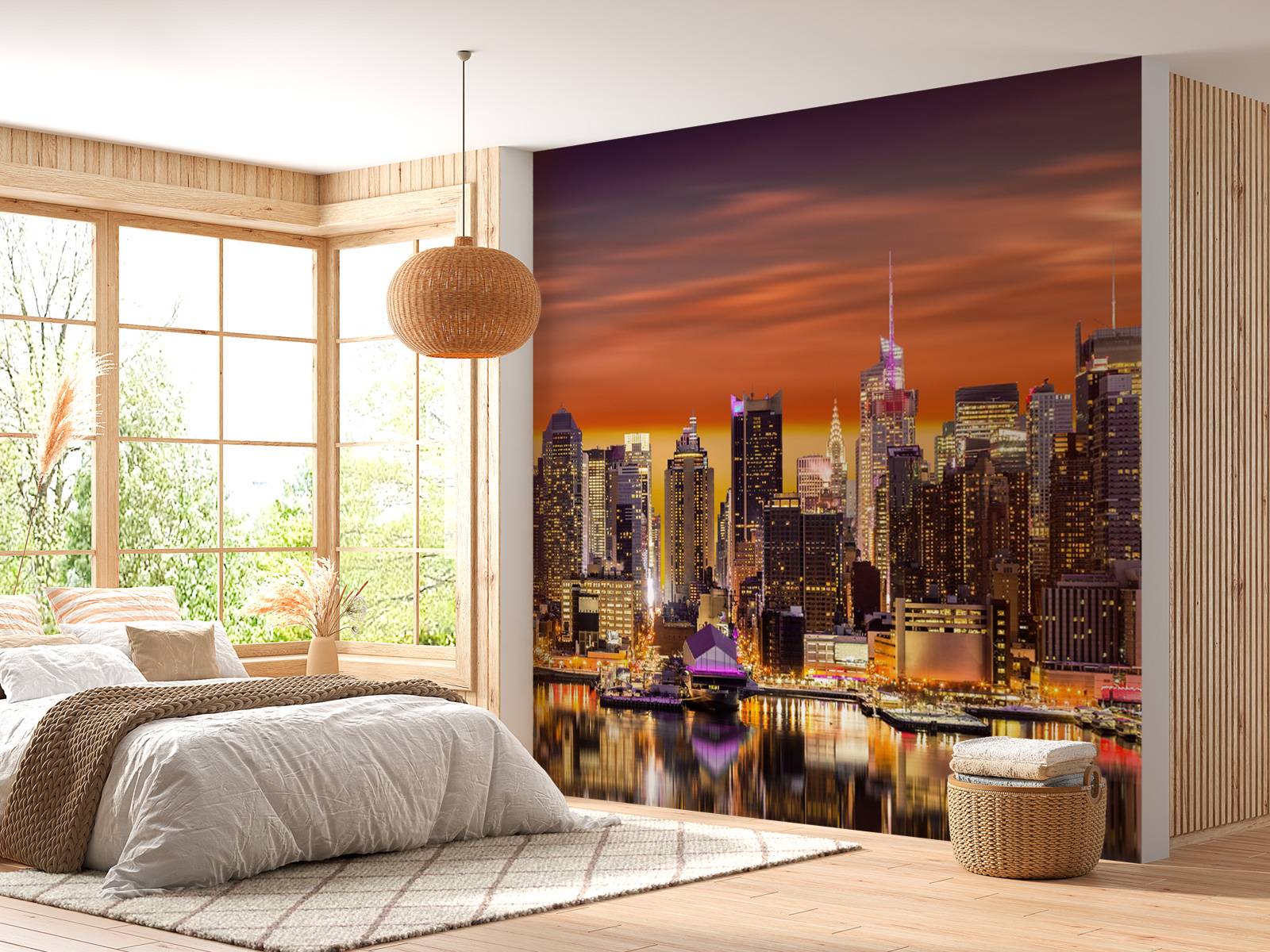 New York City panorama - Photo Wallpaper New York City panorama - Photo Wallpaper