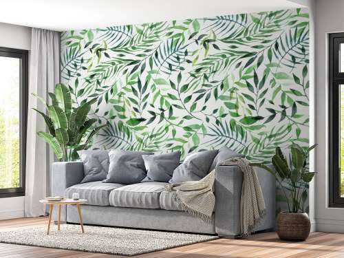 Cheerful pattern, green