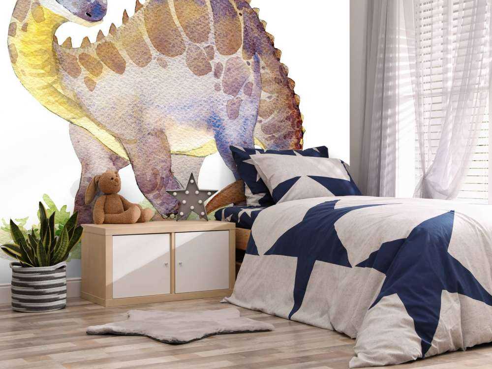 Dinosaur from watercolour