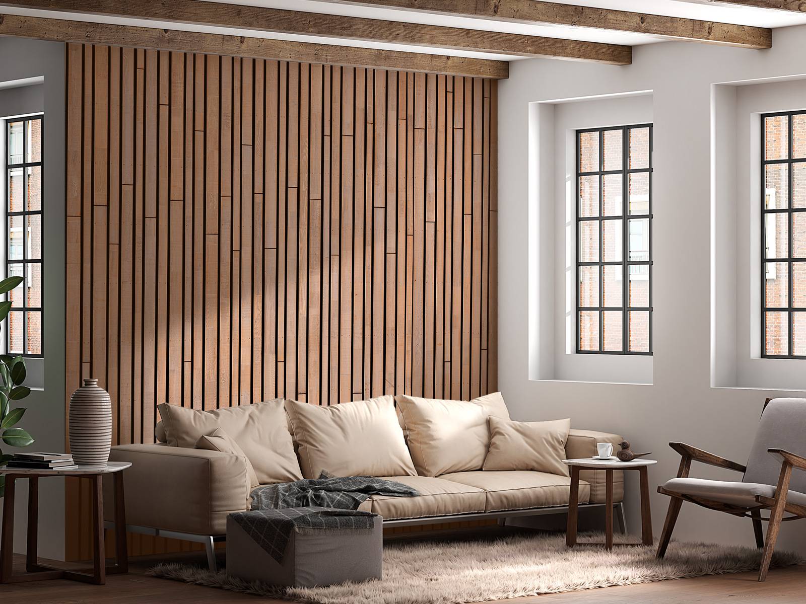 Wooden planks
