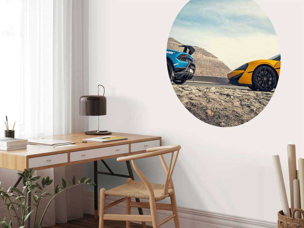 Duel between supercars