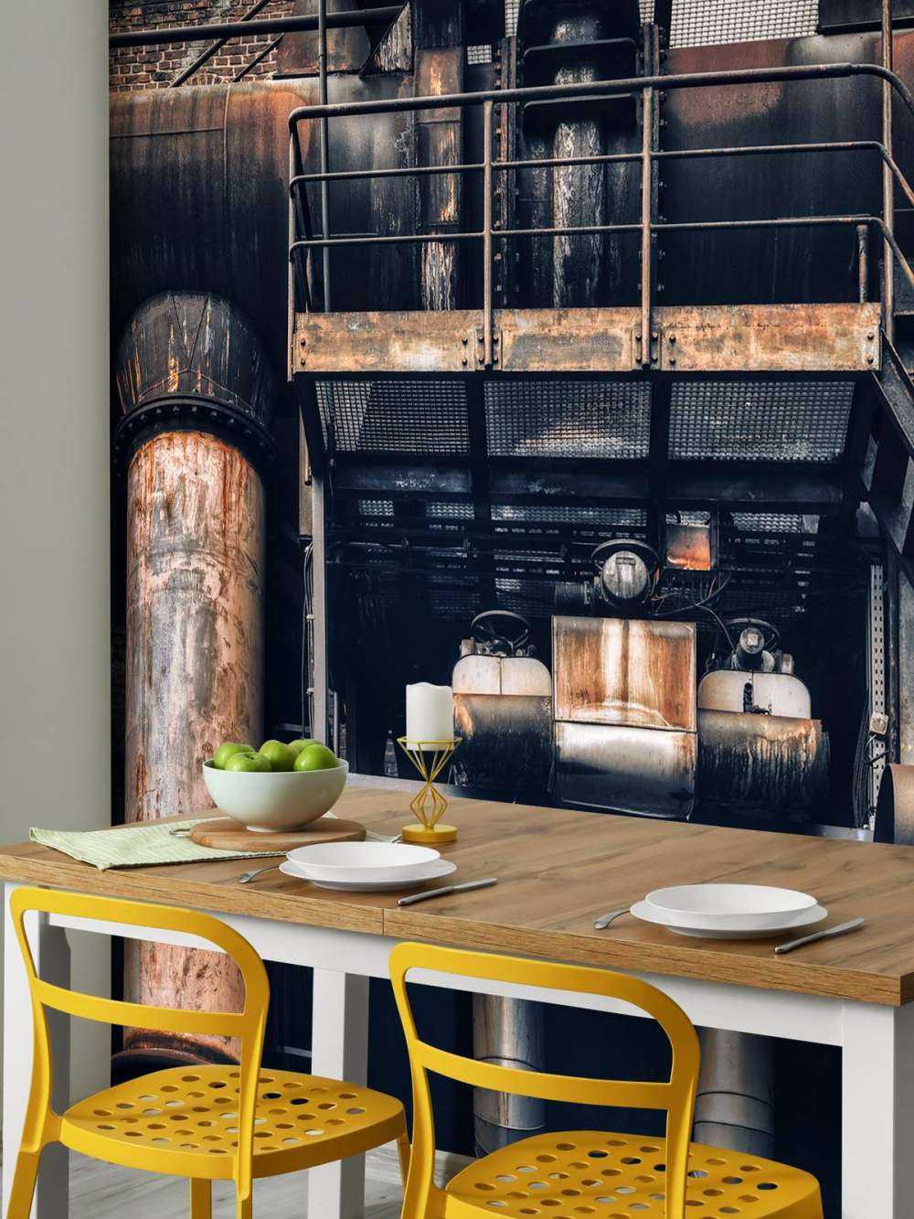 Pipes at old factory