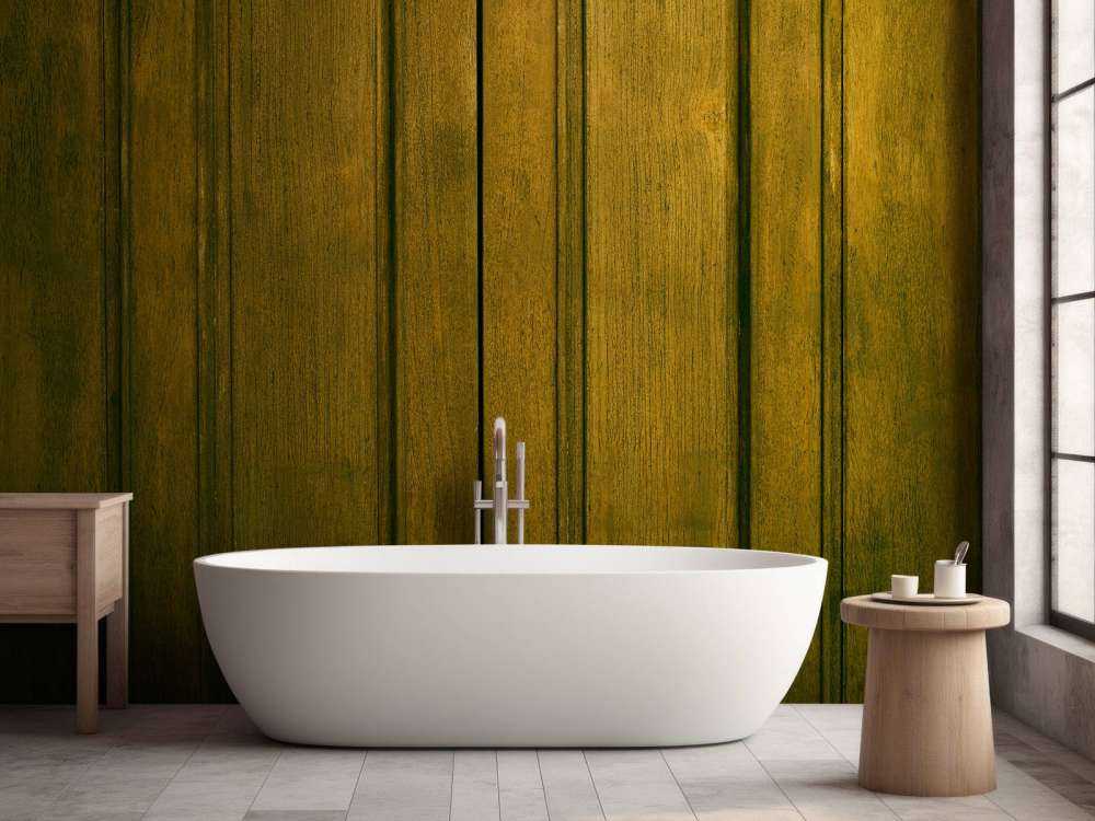 Ochre yellow wood