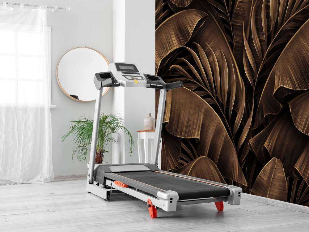 Bronze banana leaves