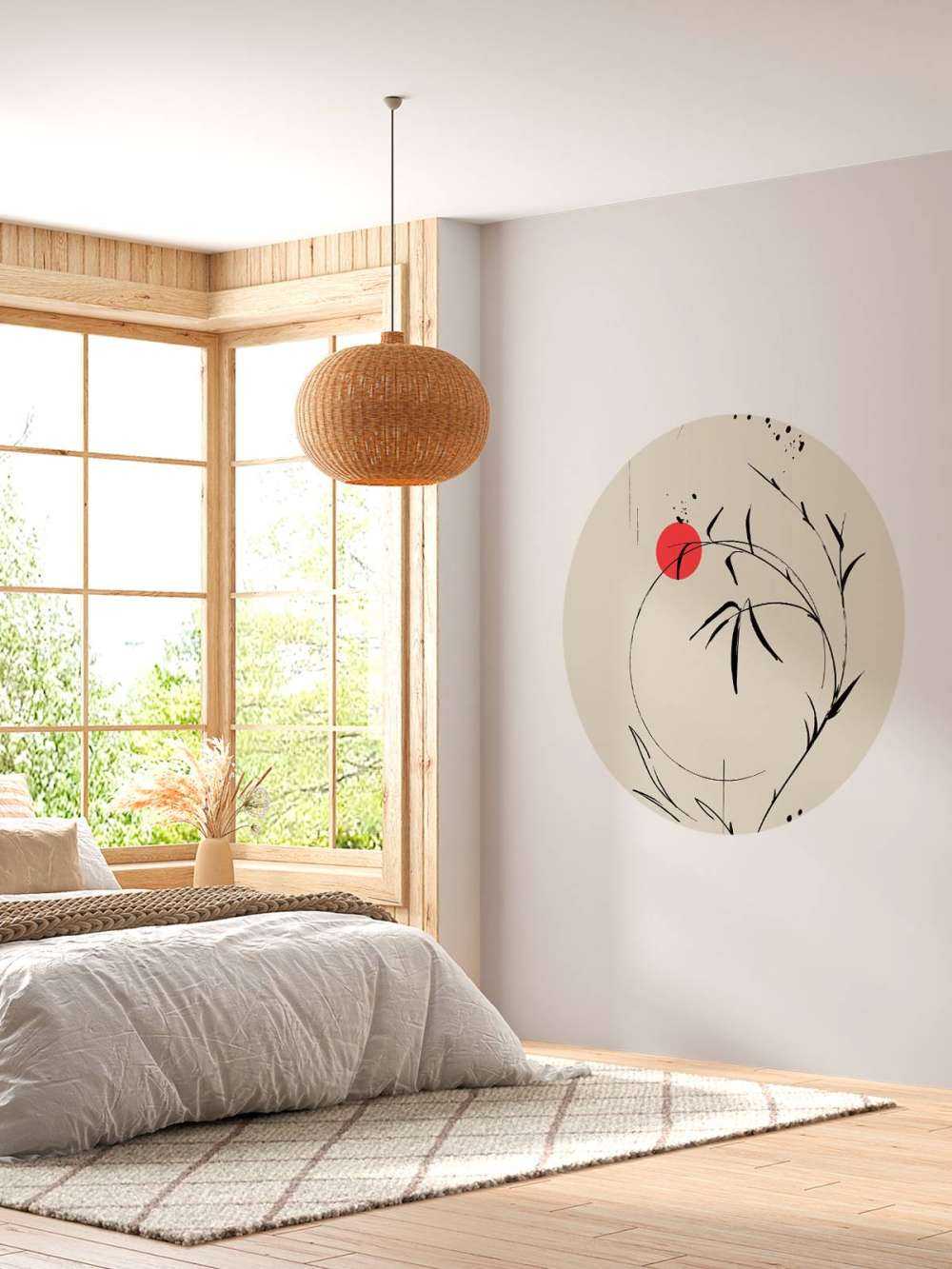 Abstracte illustratie in Oosterse stijl