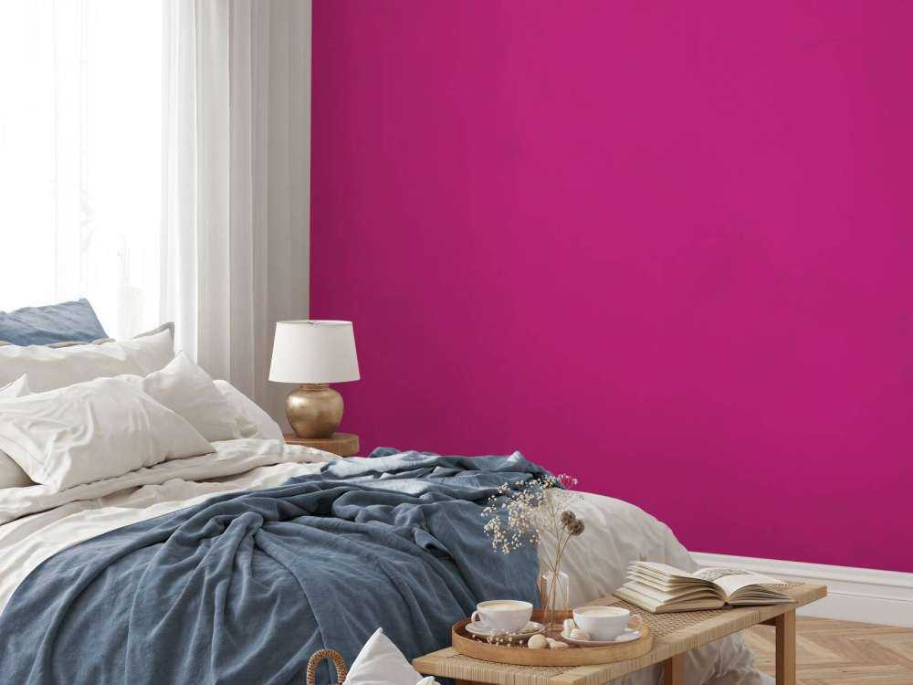 Raspberry purple concrete