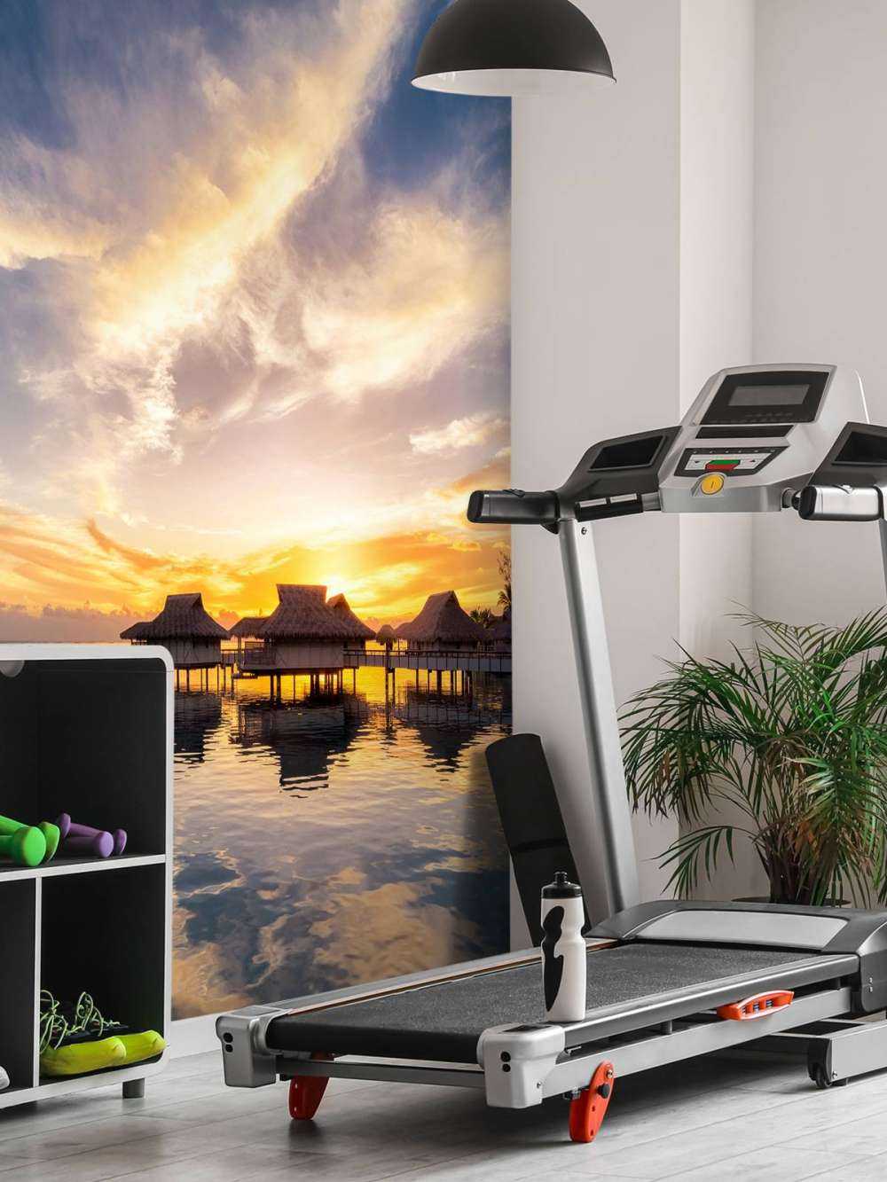 Zonsopkomst bij meer