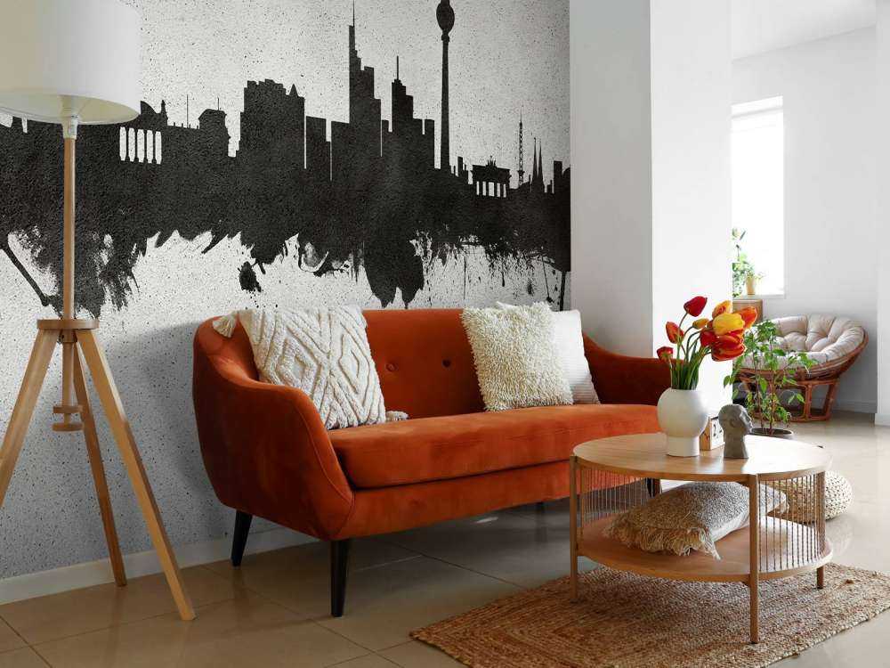 Watercolor skyline, Berlin