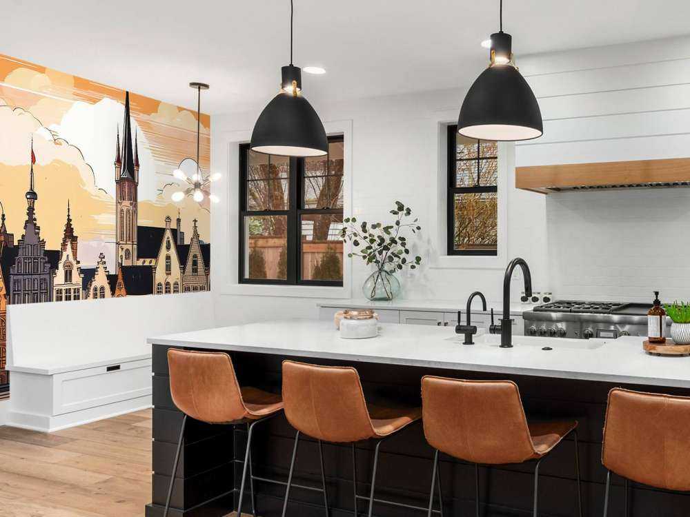 Gent vintage illustratie