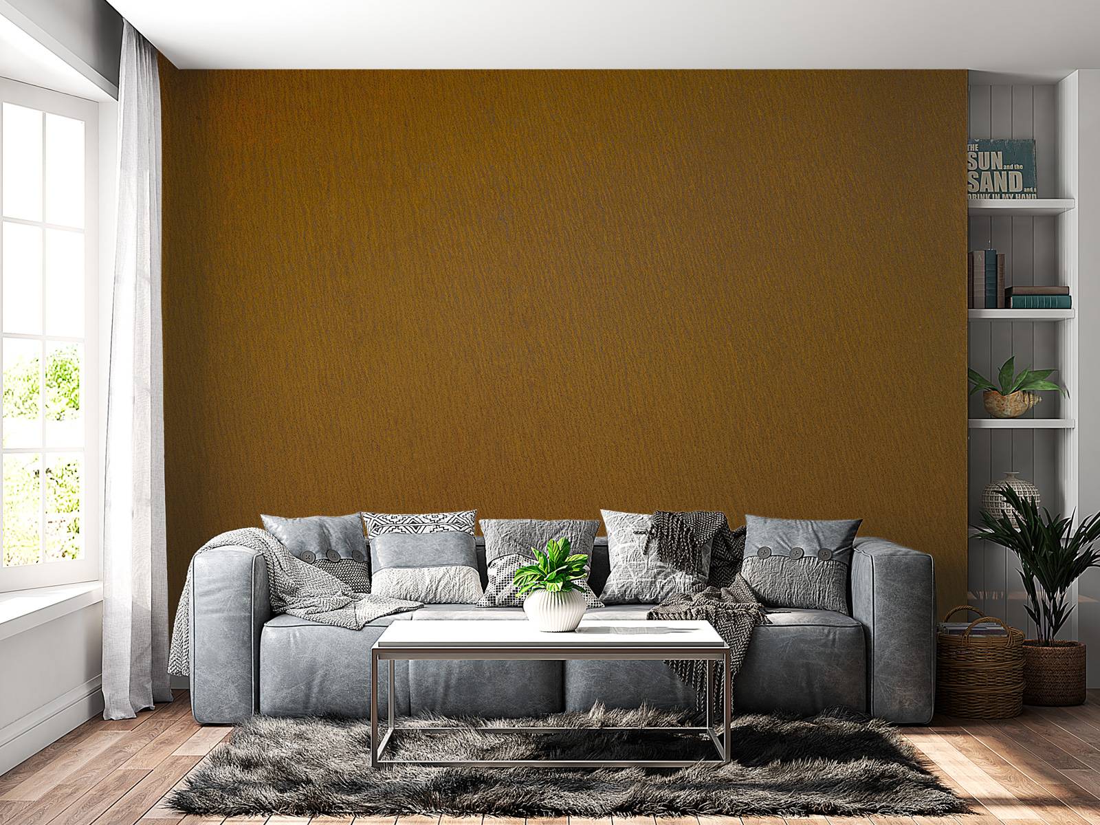Wall with rust