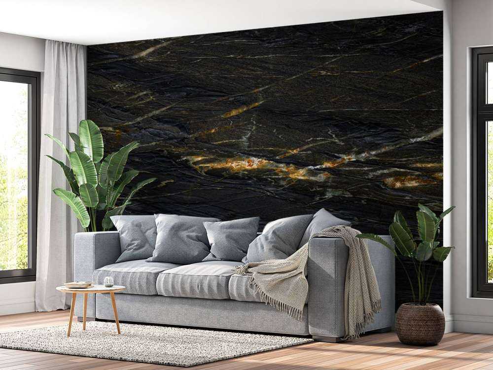 Dark blue marble