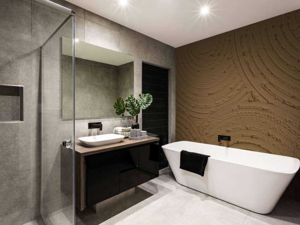 Zen cirkels grove structuur in het bruin