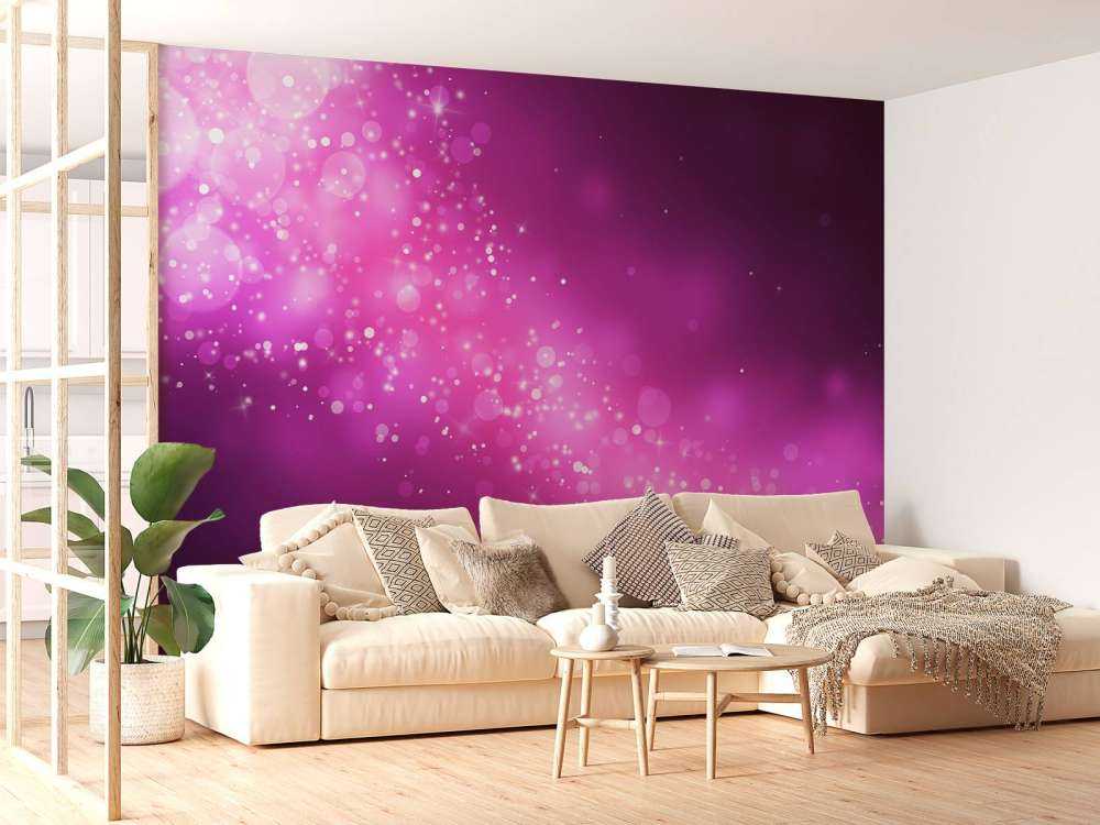 Pink glitter glitters