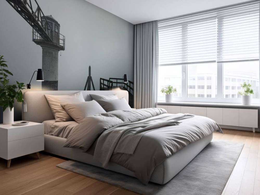 Havenlicht met peilschaal