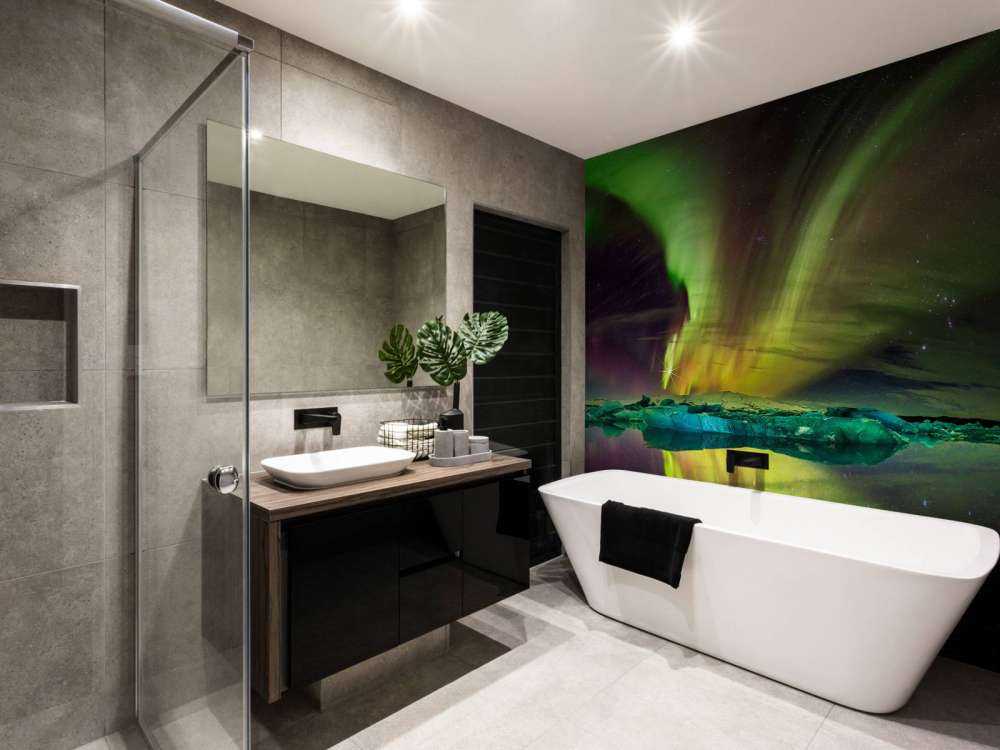 Northern lights in Jökulsárlón