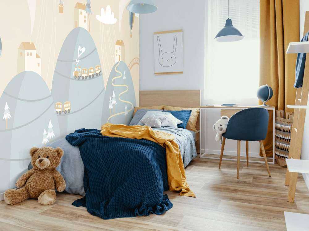Blauwe droomstad