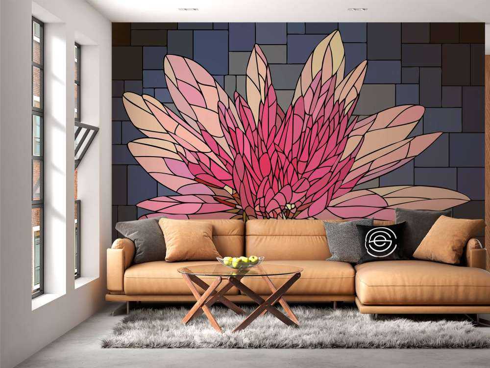 Pink flower in bloom