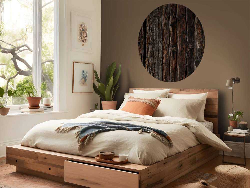 Dark old wood