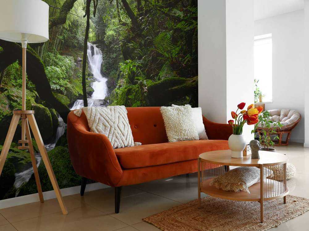 Waterfall surrounded by trees