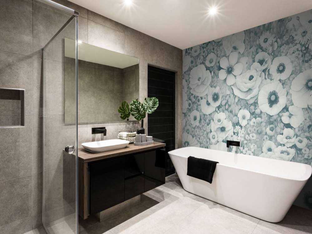 Poppy Tale Monochrome Ocean