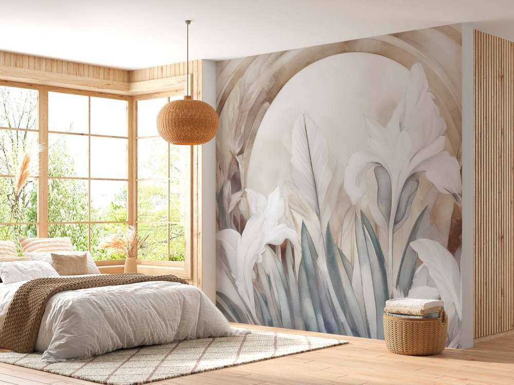 Irises at Sunrise Grey