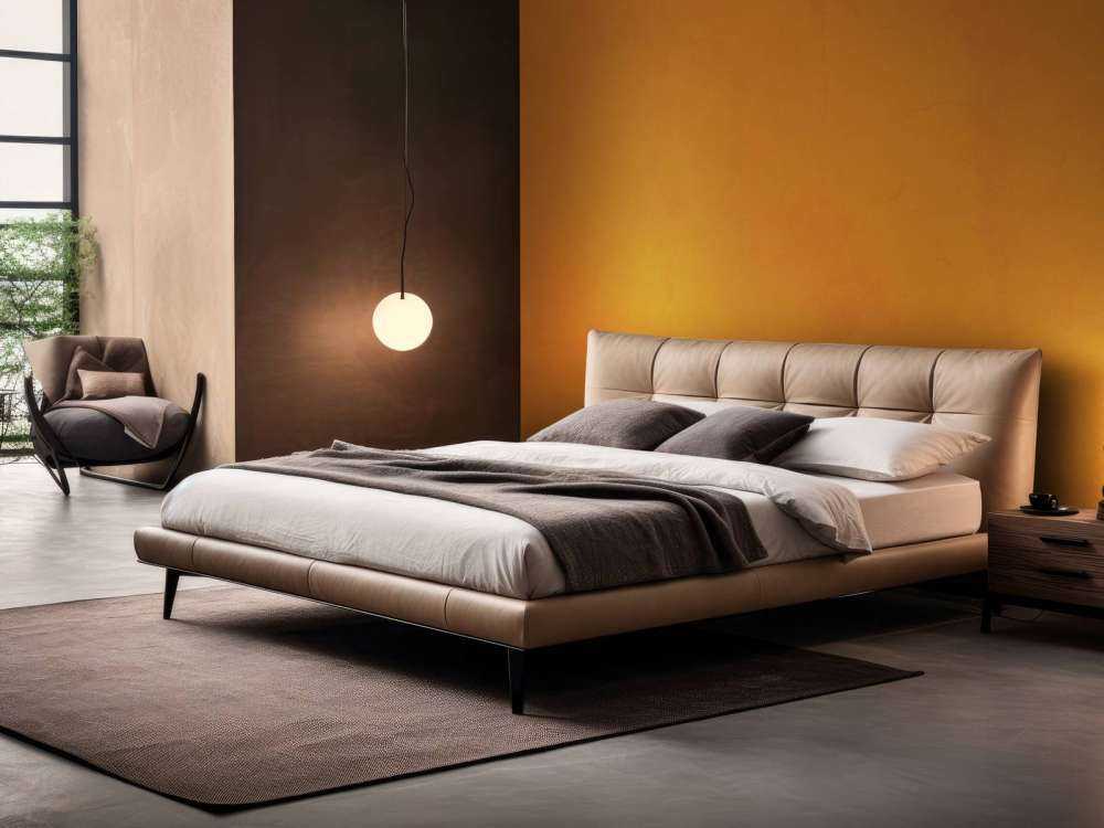 Orange brown concrete