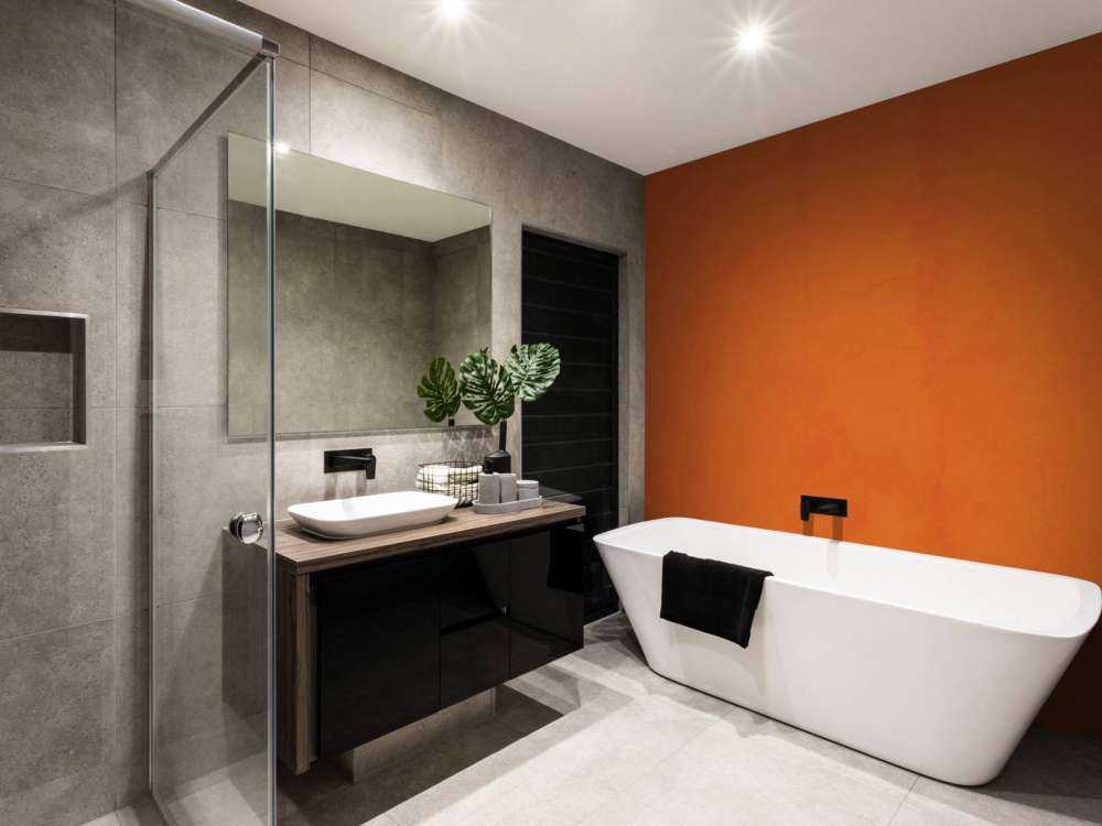 Orange orange concrete