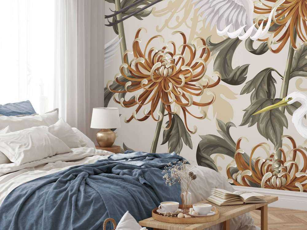 Swan Dance Chrysanthemum Glow