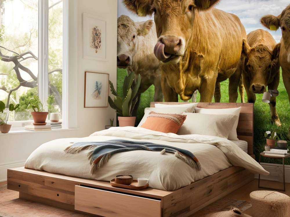 Brown cows