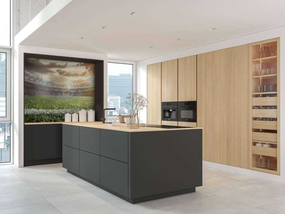 Stadium with artificial turf