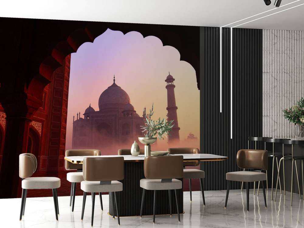 Taj Mahal at sunrise