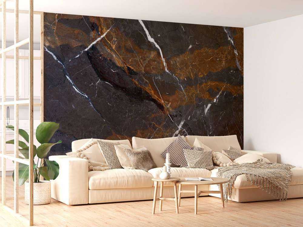 Marble with warm colours