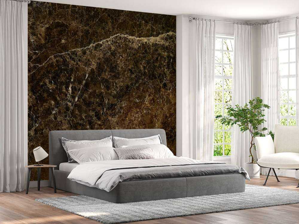 Marble with gold structure