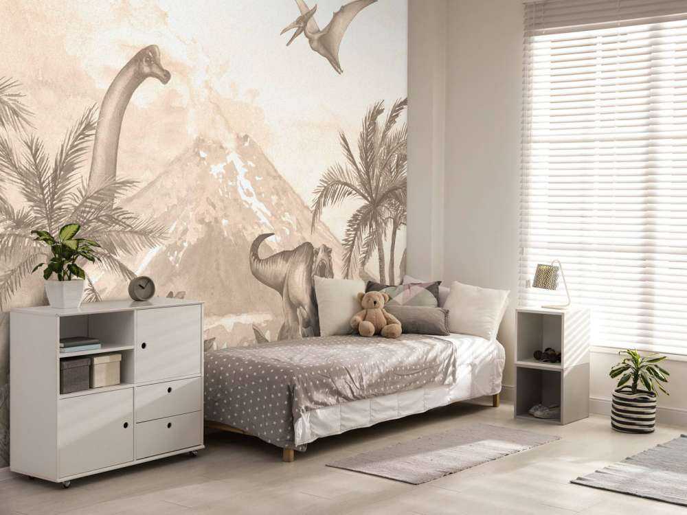 Various dino's in taupe