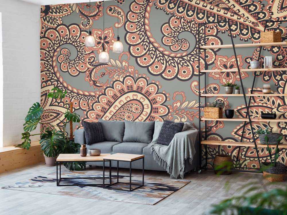 Old indian flower patterns