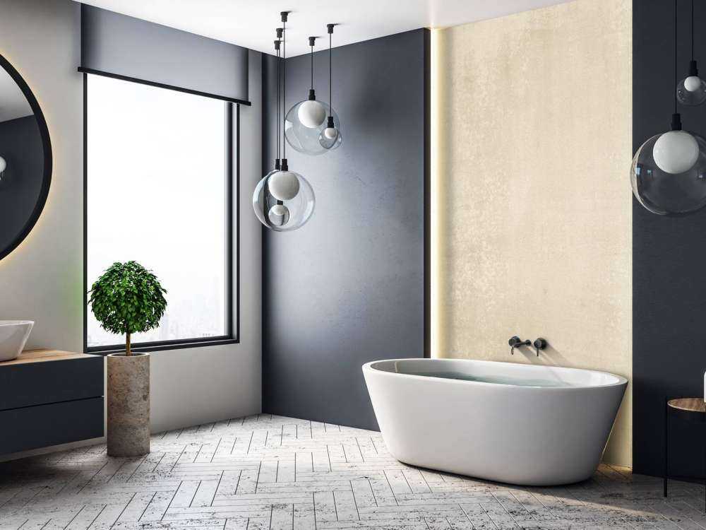 Light coloured concrete