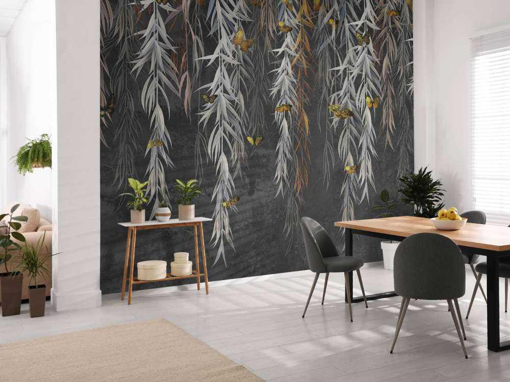 Branches with butterflies