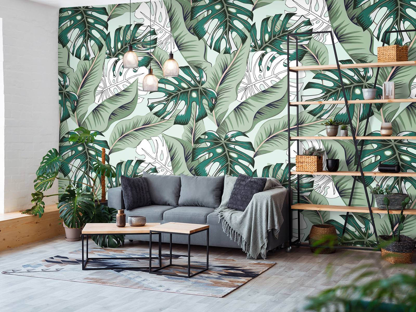 Exotic jungle plants