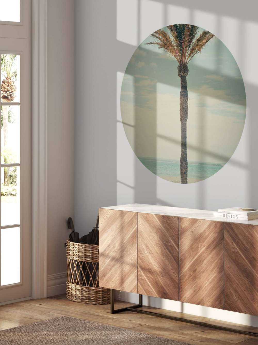 Vintage palm tree