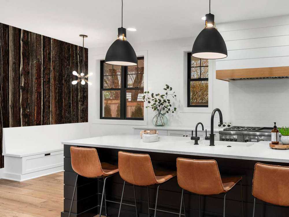 Rough wood with nails