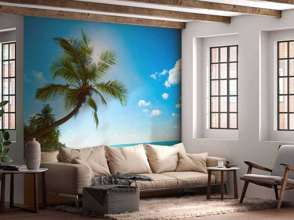Large palm tree