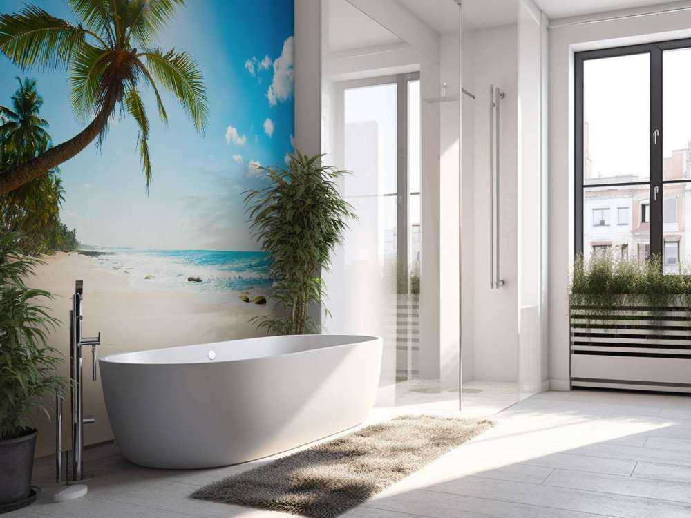 Large palm tree