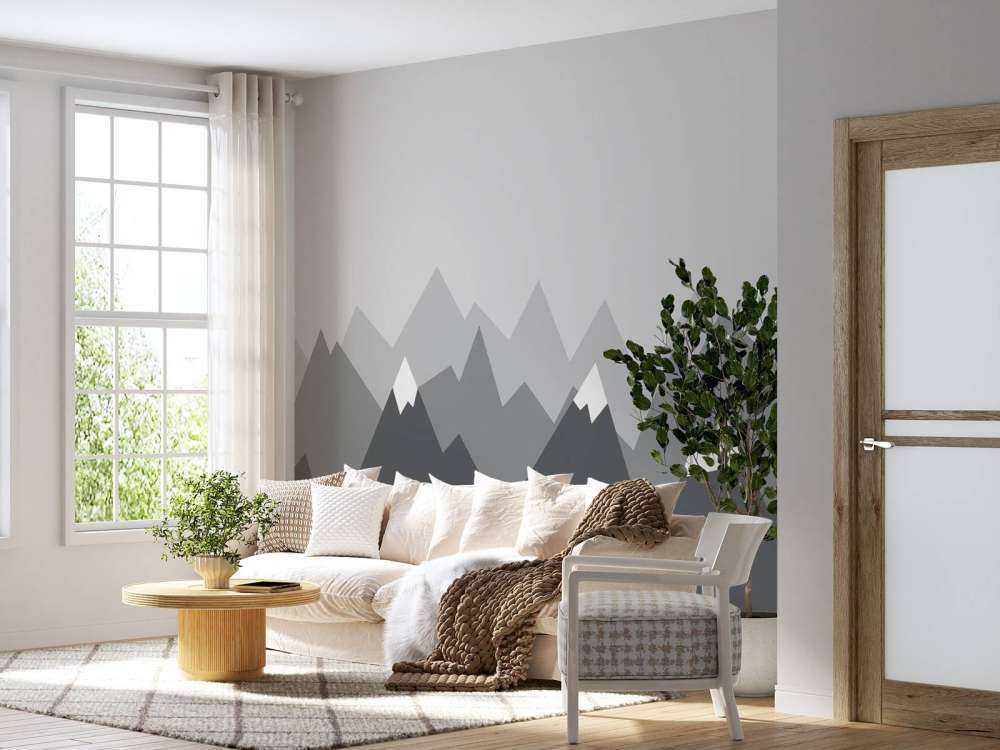 Grey mountains