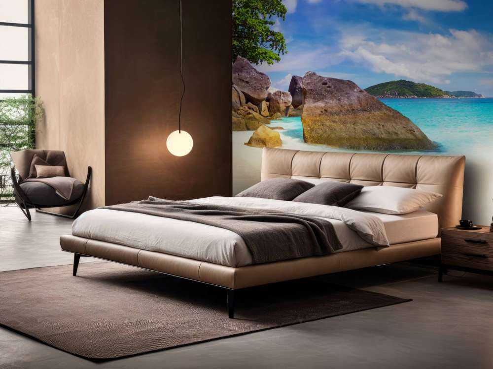 Panoramic photo of a tropical beach