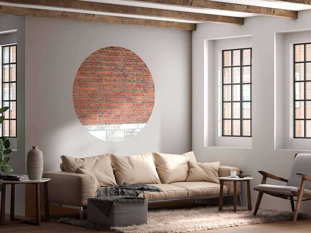 Bricks with old concrete 