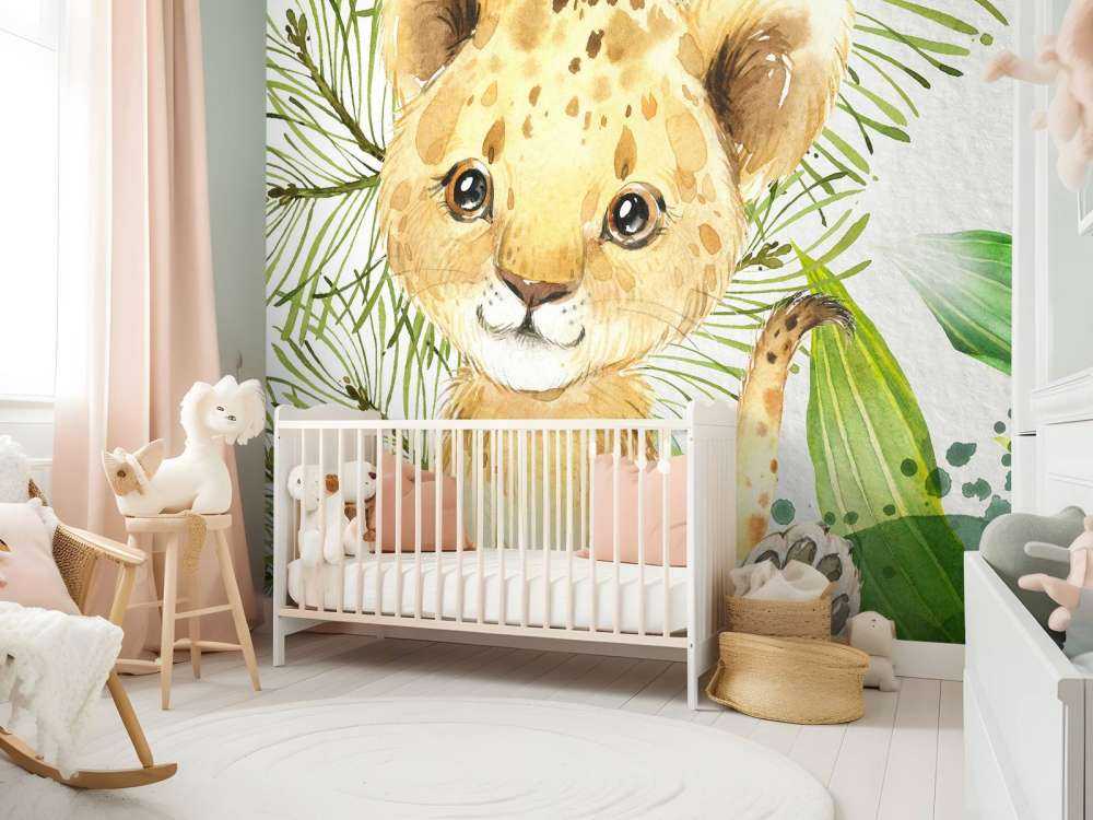 Savana lion cub